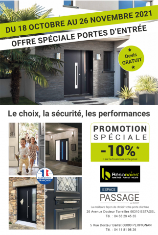 offre exclusive - Porte d'entrée Perpignan